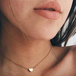 14K Gold Heart Necklace